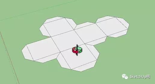甲方：用SU把这堆盒子拆开，我要看背面