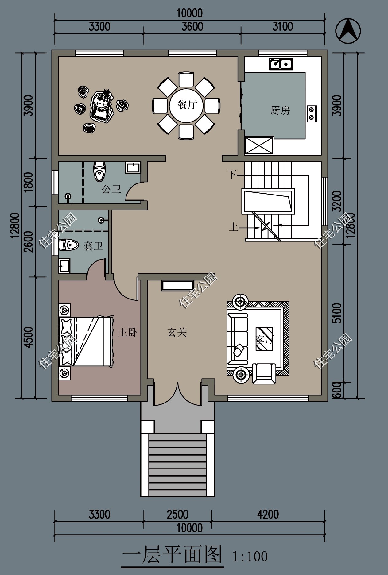 农村建一层房子图纸,农村建房哪种图纸最好