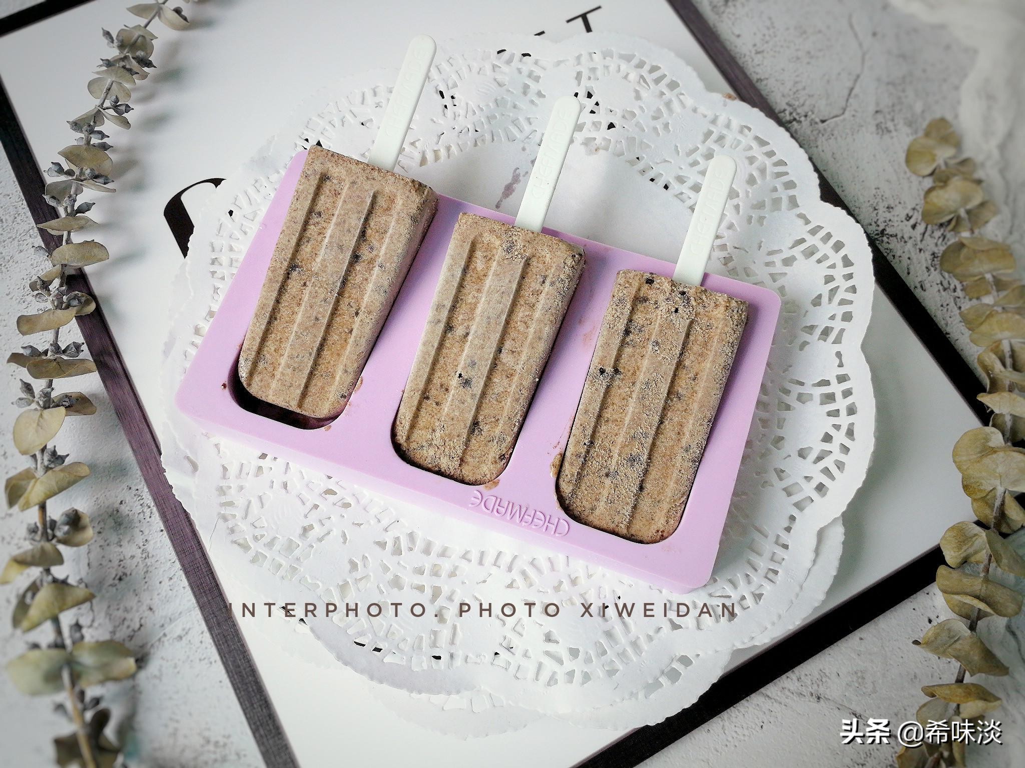 饼干吃不完怎么做美食,饼干雪糕简单又好吃