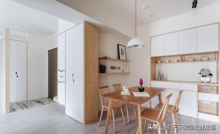 小户型家装室内设计轻奢,台式风装修设计案例