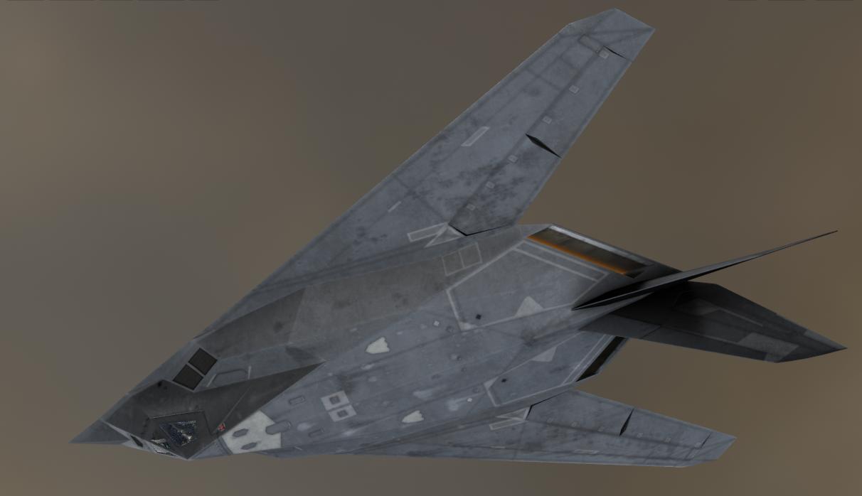 霸权急先锋夜鹰传奇！F117精细游戏模型展示可*载下**