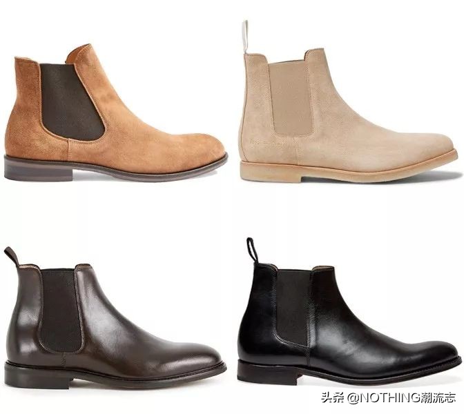 靴子男不同款式,靴子简直是秋冬穿搭必备神器
