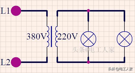 没有零线380v怎么接出220v,没有零线380v接出220v插座