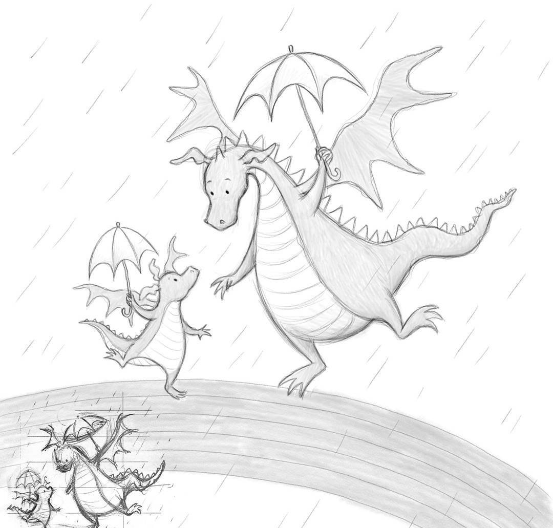 插画手绘初学者入门控笔临摹图,一组彩铅简笔画适合初学者