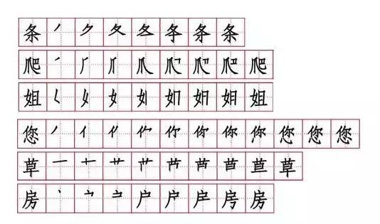 一年级上册部编版生字笔顺完整版,一年级语文下册生字组词及笔顺