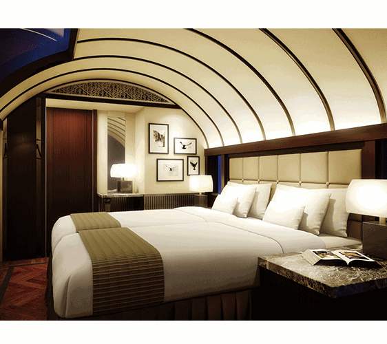 日本双层的卧铺火车,日本的双层火车卧铺