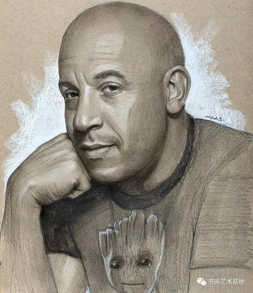 素描人像欧美明星,国外素描逼真的明星肖像