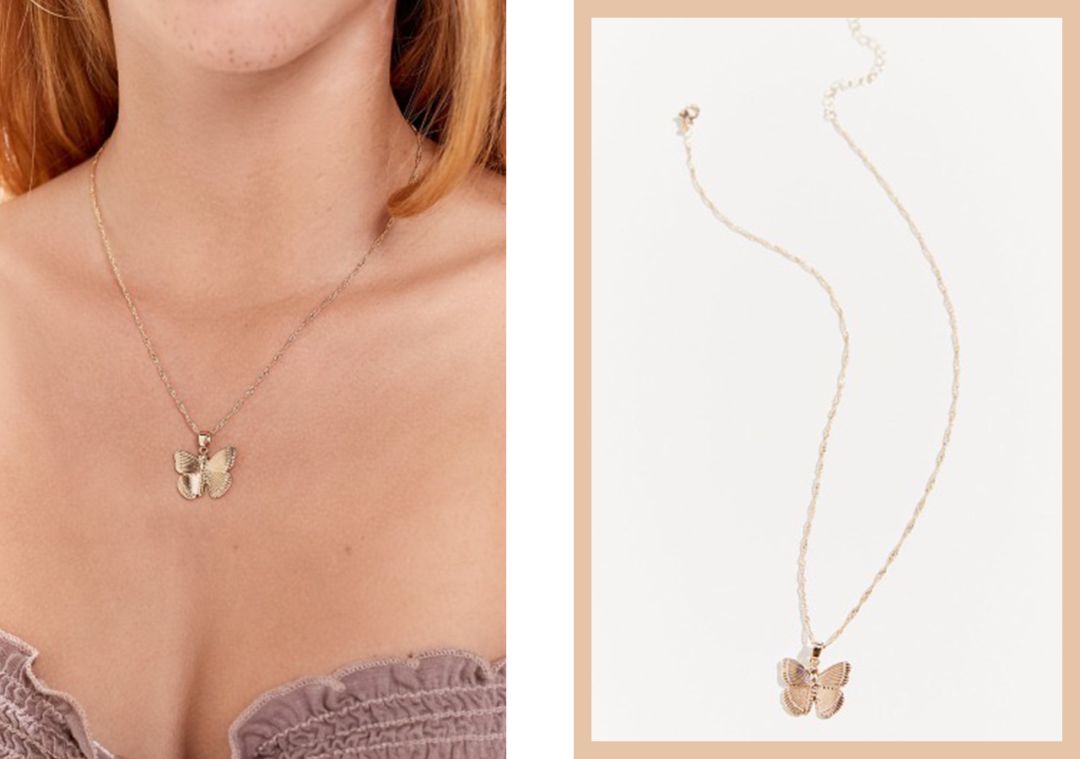 童年饰品金蝴蝶,童年土味发饰效果图