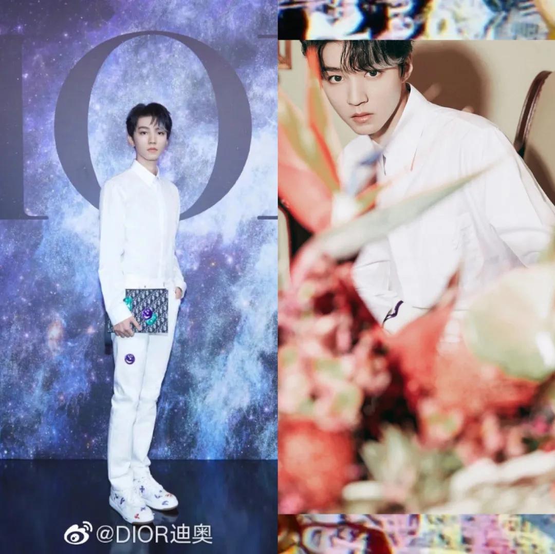 dior杨颖星空裙,dior星空大秀