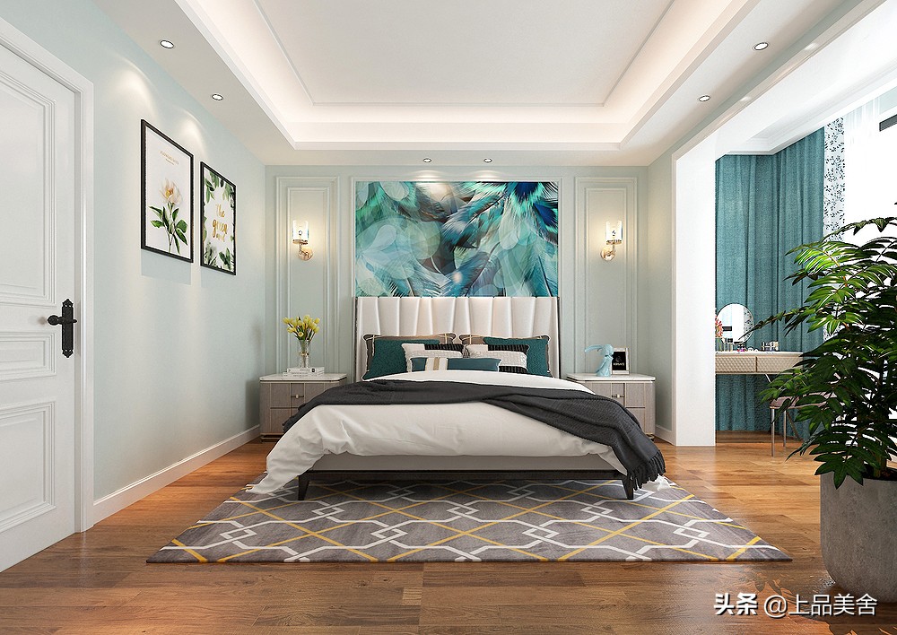 新中式复式沙发背景墙极简高级感,挑高意式极简沙发背景墙高级感