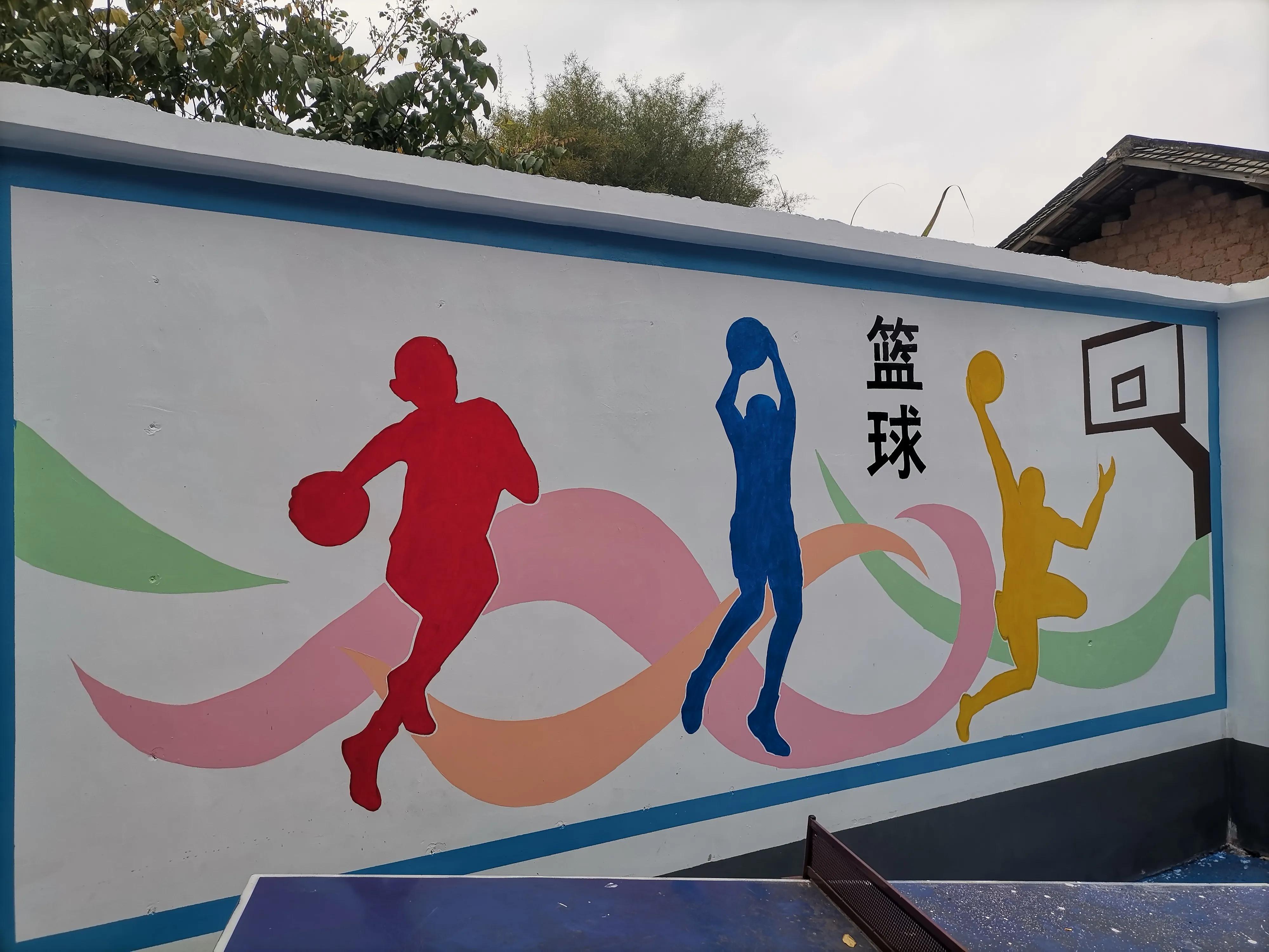 励志学习文化墙绘画,艺术工作室手绘墙