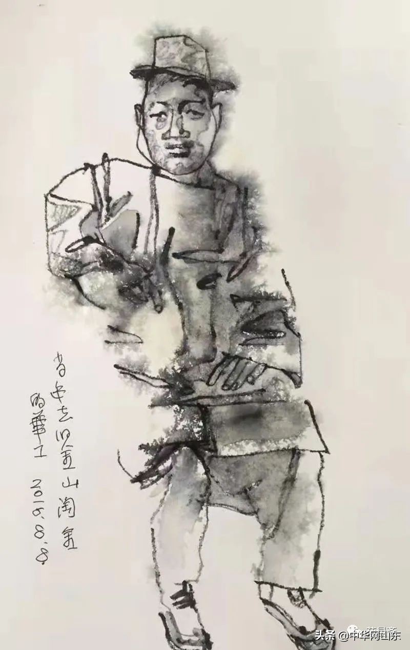 岳海波国画作品欣赏,岳海波人物画作品欣赏