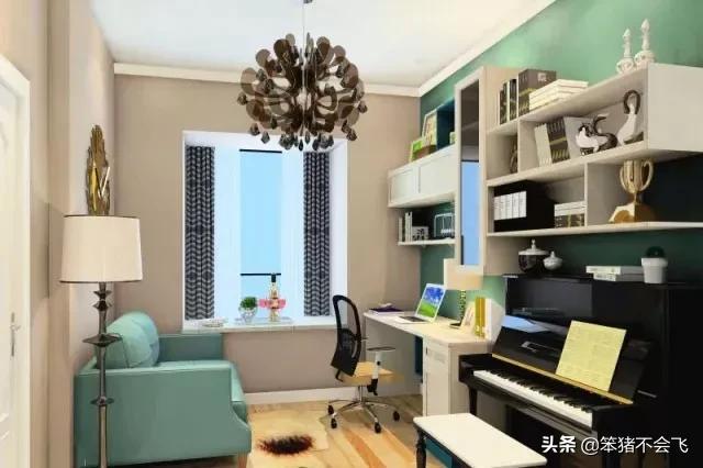儿童房钢琴摆放效果图,卧室钢琴摆放效果图