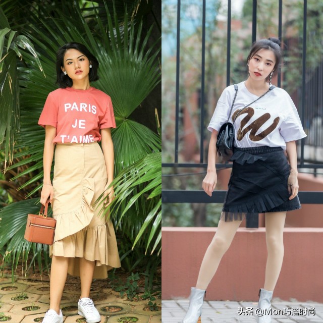 半身裙怎么穿才够好看,夏天黑色a字半身裙搭配什么鞋子