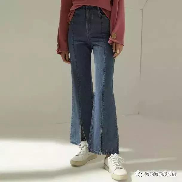 裤子裤腿开叉,裤子开衩常规版