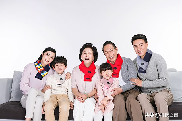 颈肩加热围巾,可发热围巾