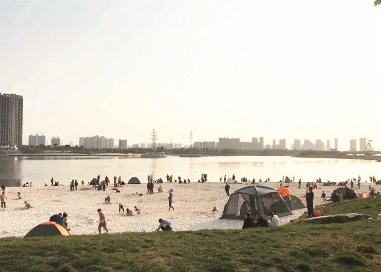 陕西咸阳鼓浪屿沙滩,咸阳沙滩景区