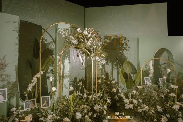 法式牛油果婚礼配色,牛油果色婚礼风格