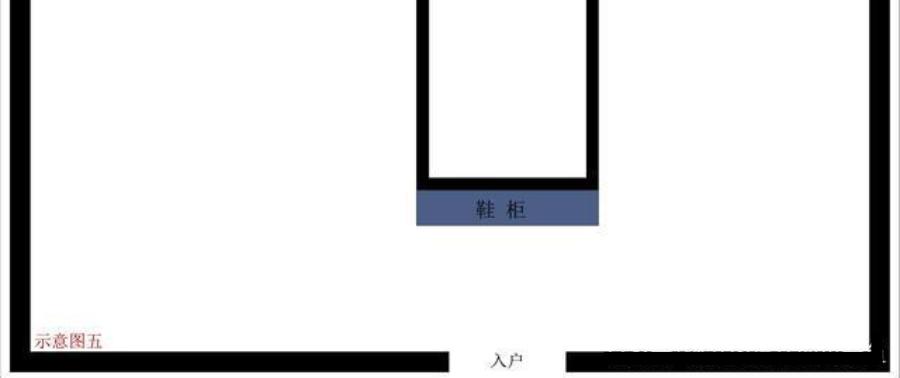 门左右两边没墙怎样做入户鞋柜,入户门左右两侧无墙体如何做鞋柜