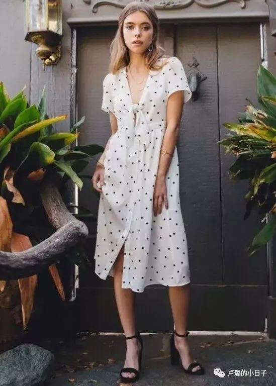 法式茶歇裙高级感,法式气质简约风茶歇裙