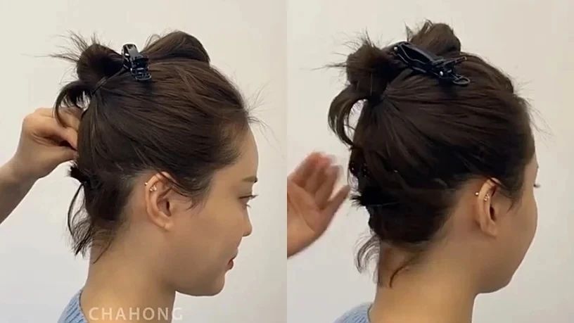 可以绑马尾的短发发型,短发怎样绑高马尾简单又好看