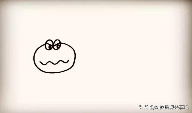 如何画螃蟹简笔画,儿童简笔画螃蟹简单又漂亮