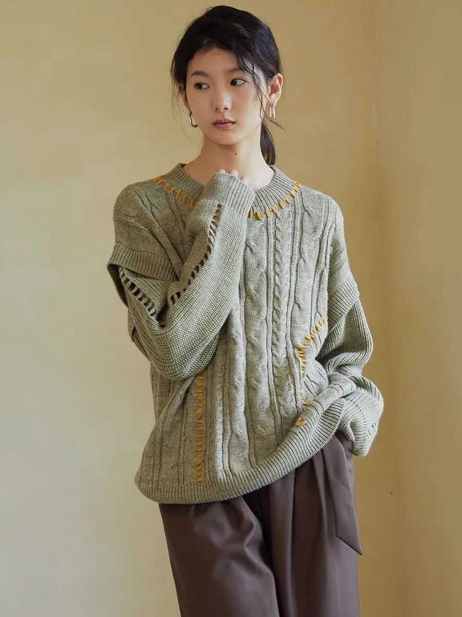 没有什么比羽绒更温暖,同样是温暖感十足的毛衣