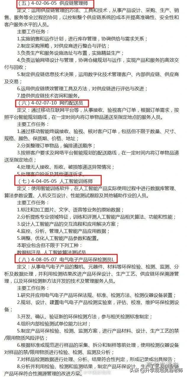 16个新型职业介绍,高薪专业职业排行榜前十名