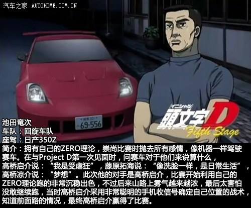 头文字d远征车队,头文字d车排名