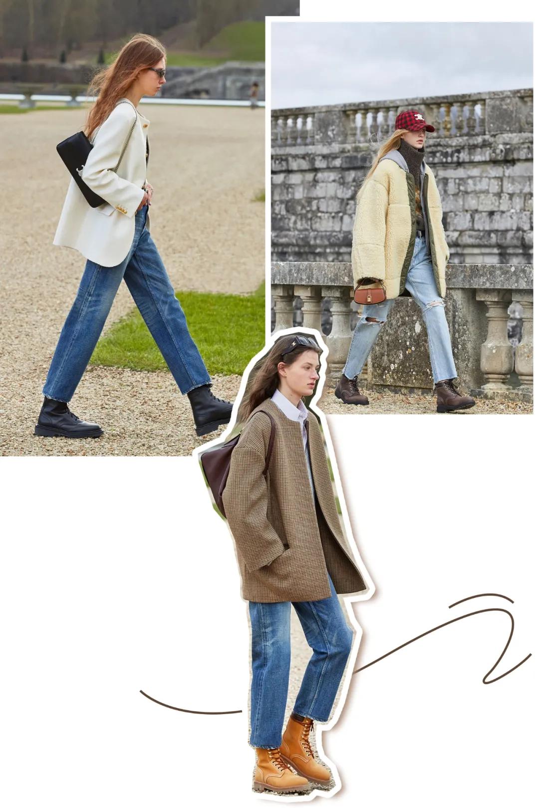 这才是马丁靴的正确穿搭,马丁靴这么穿太时髦了