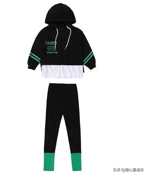 童装韩系风中大童,中大童装8-16岁运动衣