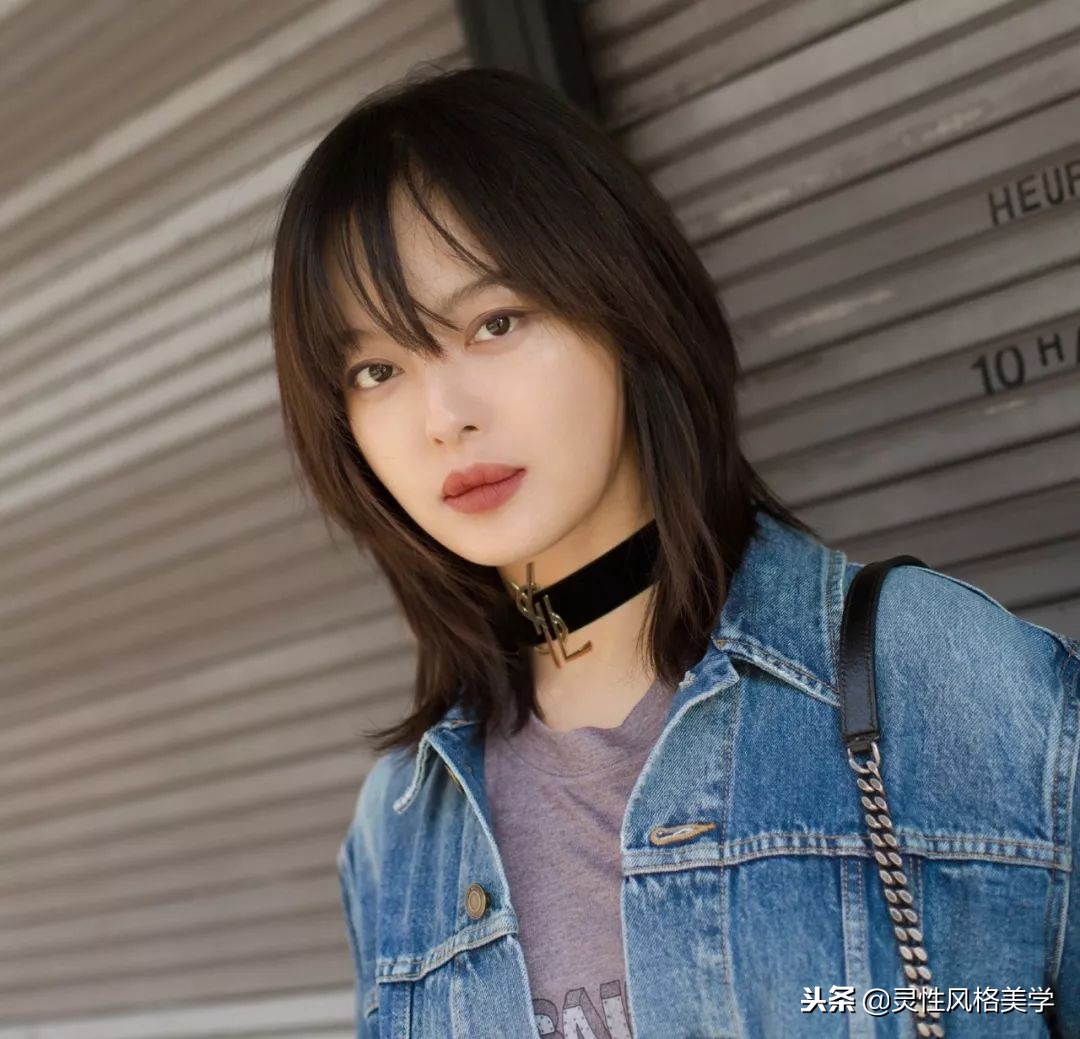八字刘海锁骨发今年最新款发型,2022流行发型八字刘海减龄锁骨发