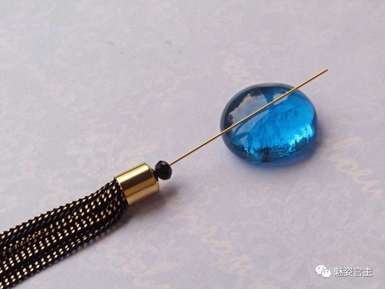 珠宝店的真丝流苏耳环，3步教你轻松完成