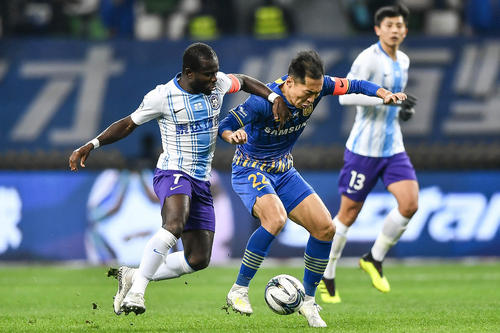 中超队全华班最新消息,江苏苏宁易购险胜天津