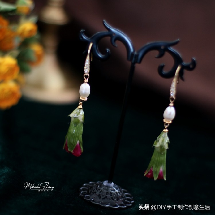 永生花99朵手工,永生花陶瓷饰品