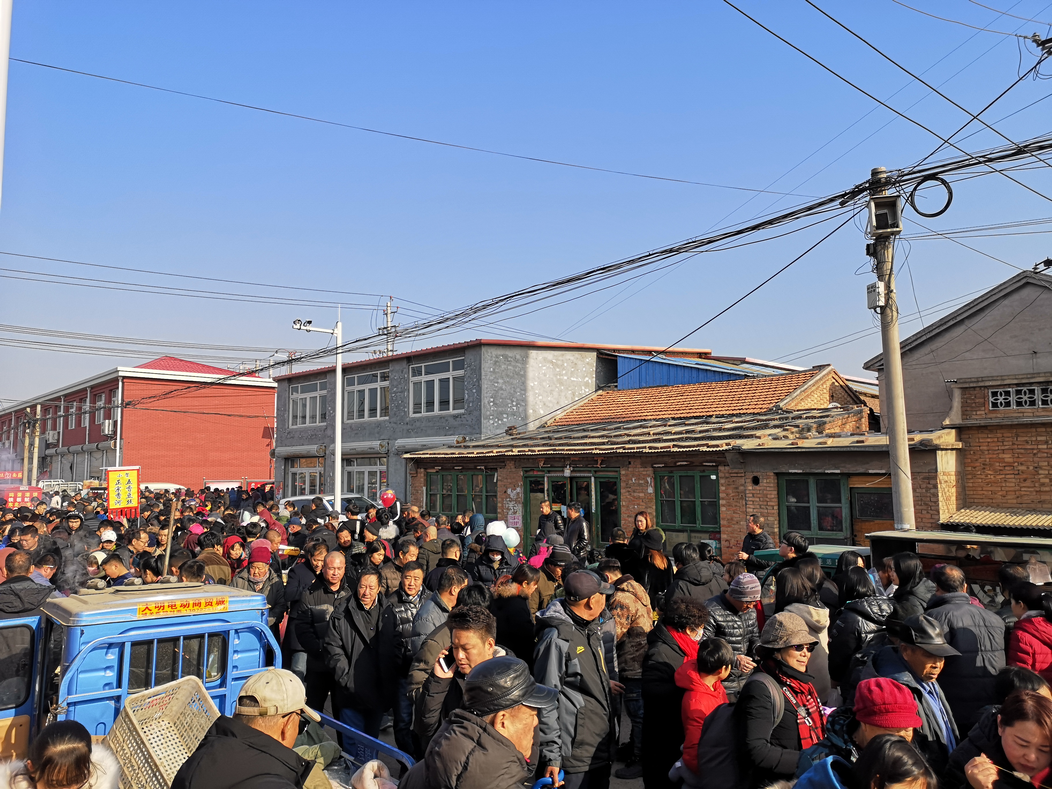 天津市武清区泗村店镇太子务村赶大集