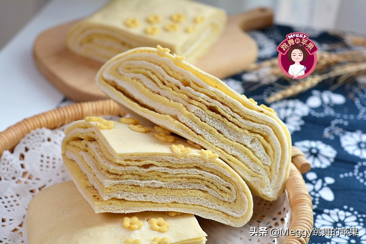 千层酥脆松软有层次,千层金银饼的做法窍门