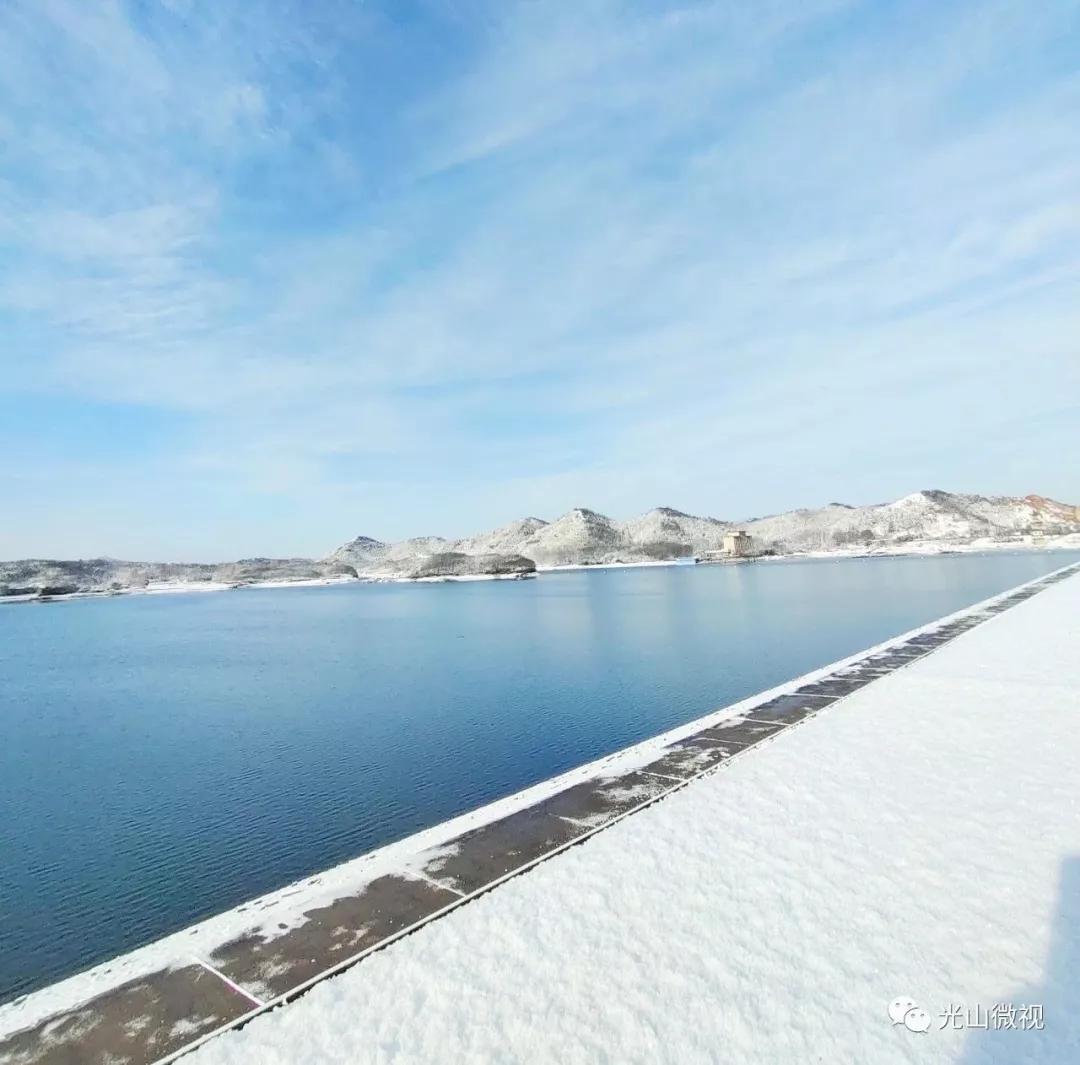替你“打卡”！疫情中的光山雪景