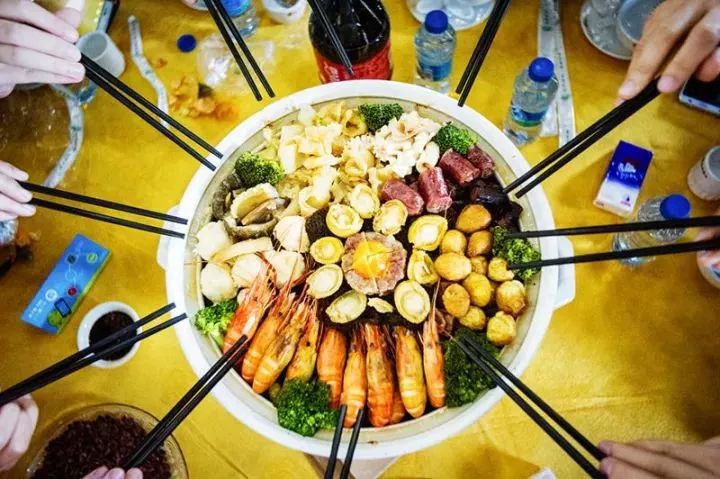 惠州罗浮山酥醪景区盆菜,罗浮山盆菜