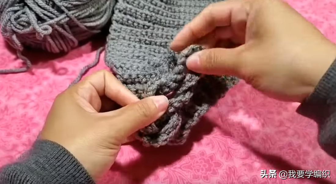 女生发带编辫子教程,女士中长发用发带编头发教程