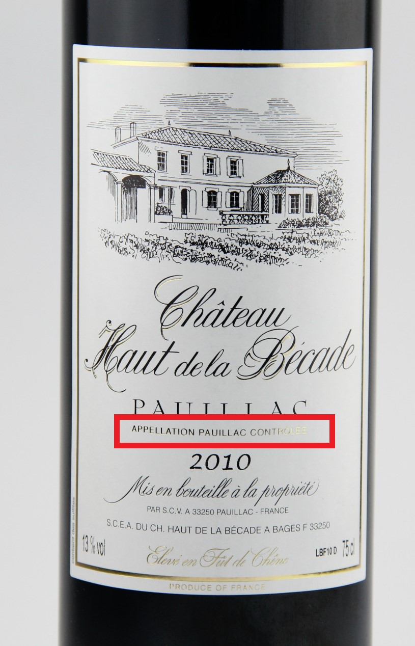 法国葡萄酒酒标详细解读图片,法国葡萄酒酒庄等级怎么标