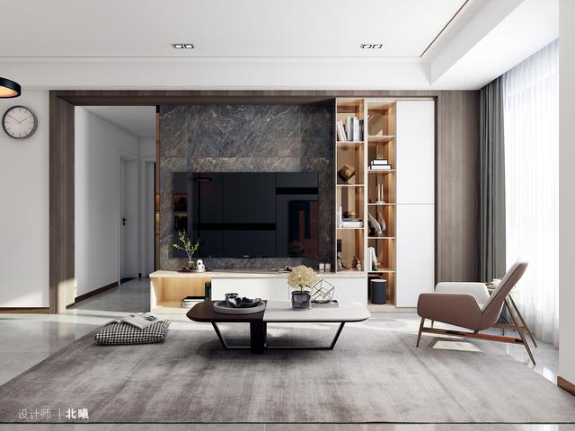 他把108㎡现代简约新房发到朋友圈，瞬间被赞爆了！