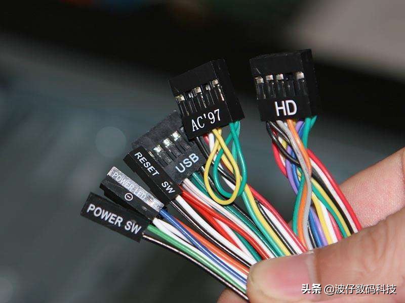 机箱前置线接法图解,机箱前置面板接线图