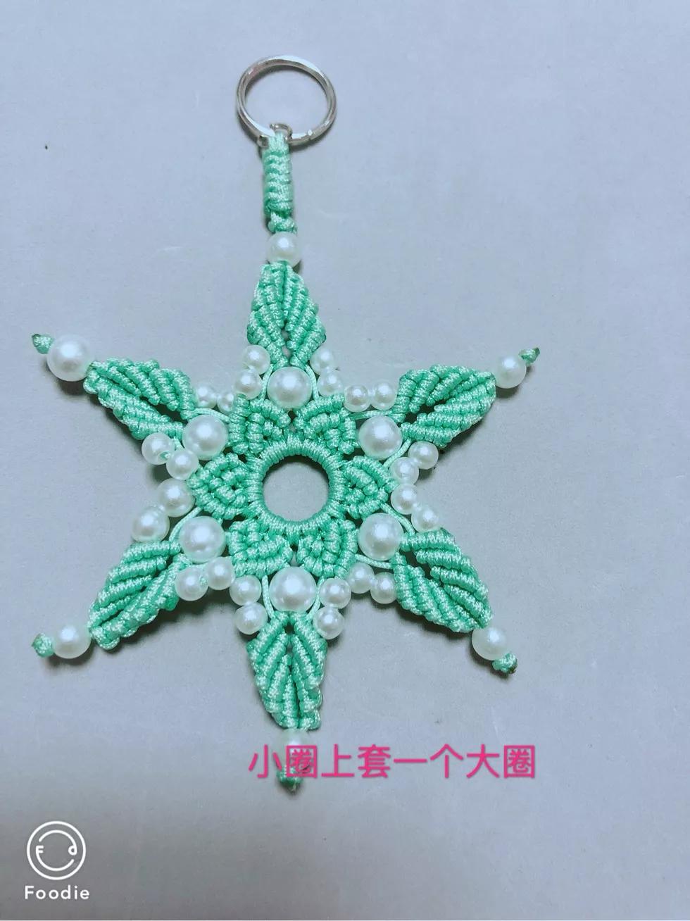 手编挂件绳的编织方法,纯手工编绳龙鳞结绕线编织教程