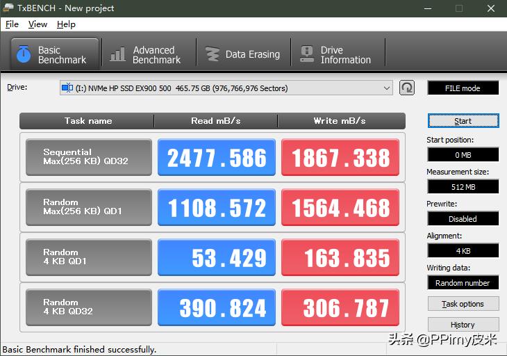 惠普ex900固态硬盘m.2测评,hpssdex9001tb固态硬盘跑分