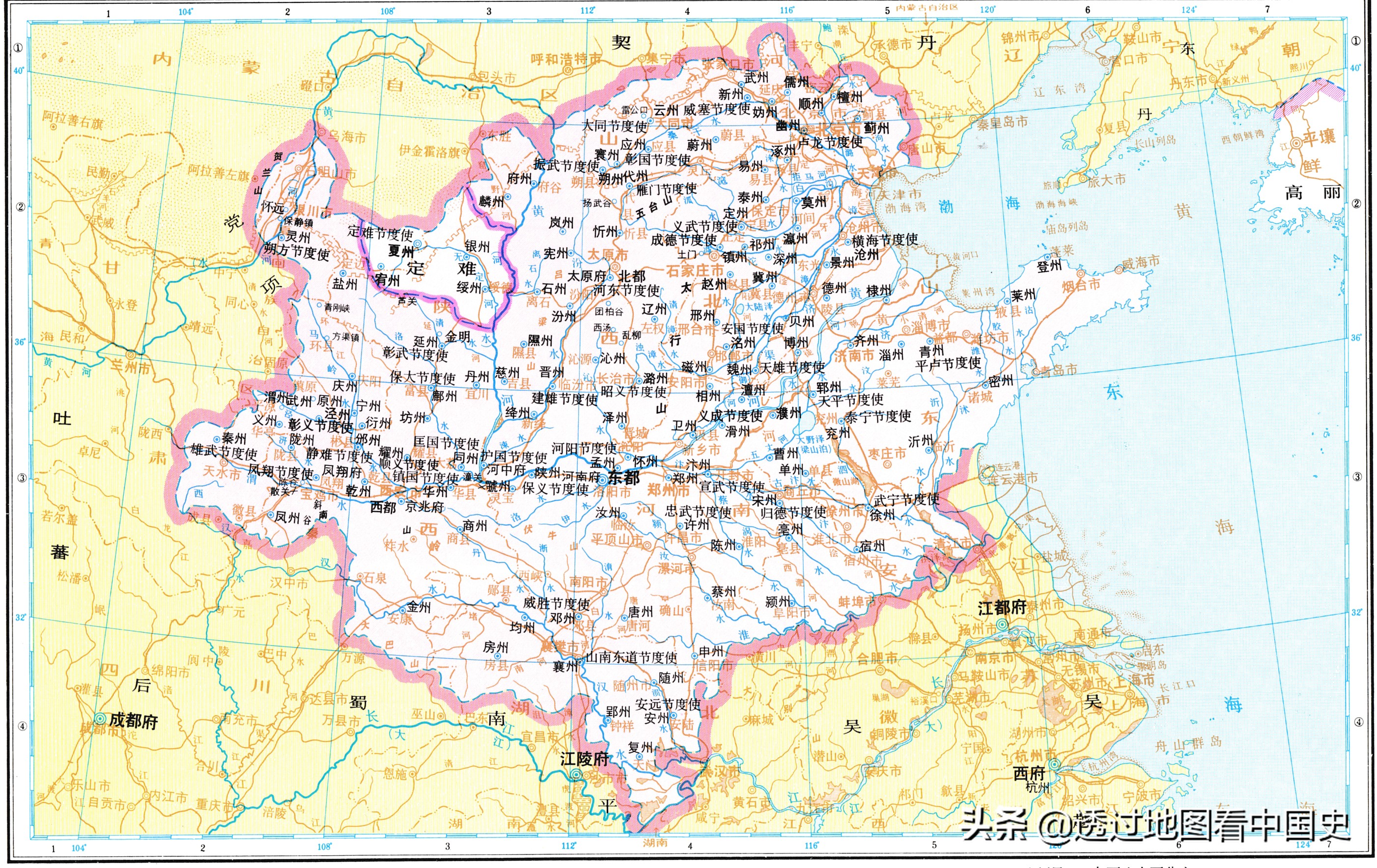 后晋的地图,前晋和后晋的关系
