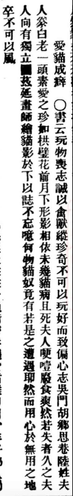 晚清末年，人们认为猫毛蓄电可以治病