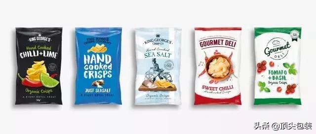 有创意的薯片包装,薯片包装风格