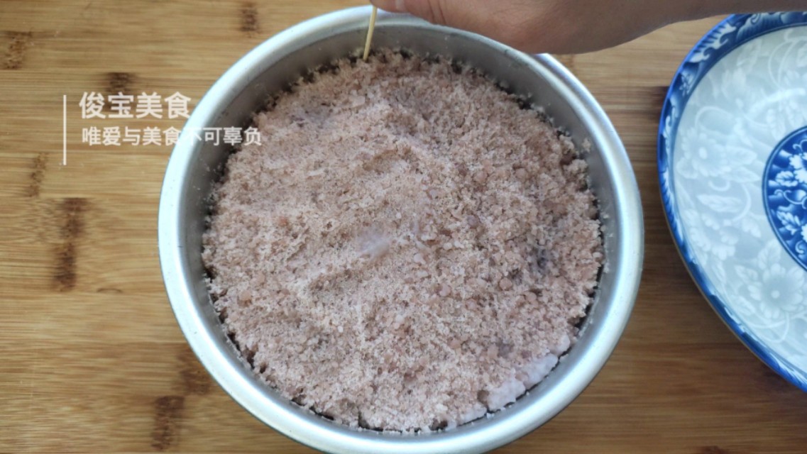 老东北美食教你蒸米糕,蜜豆蒸米糕怎么做好吃