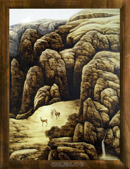 教你画画侧脸,烙画美图